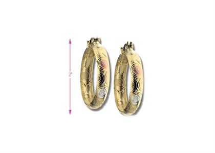 3 Tone Plated | Fashion Earrings